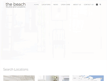 Tablet Screenshot of beachstudios.co.uk